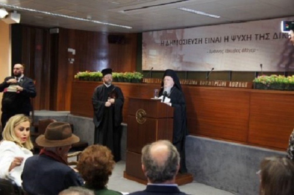 Επίσκεψη του Οικουμενικού Πατριάρχη κ.κ. Βαρθολομαίου στην ΕΣΗΕΑ