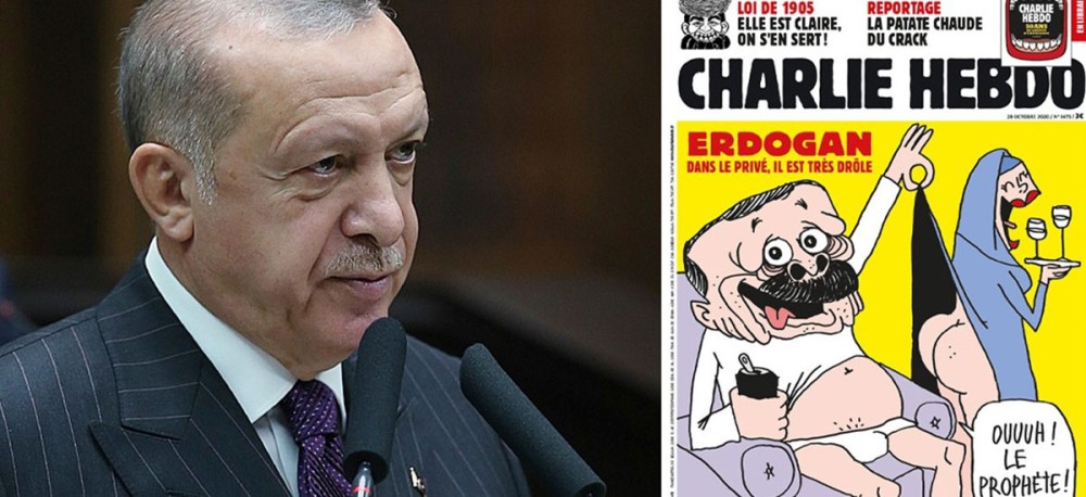 «Ξεγυμνώνει» τον Ερντογάν το Charlie Hebdo