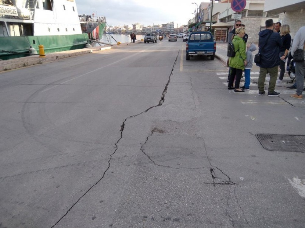 Ζημιές στη Χίο από τον ισχυρό σεισμό