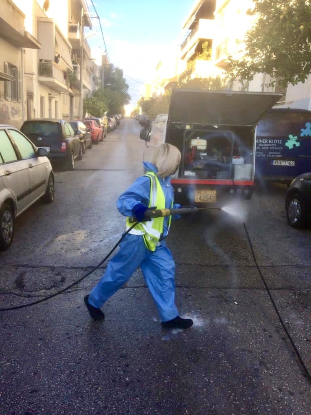 Μεγάλη δράση καθαριότητας-απολύμανσης του Δήμου Αθηναίων στο Κουκάκι