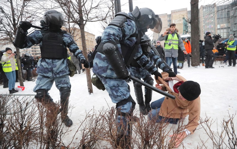 Ρωσία: Πάνω από 3.300 ανέρχονται οι διαδηλωτές που συνελήφθησαν