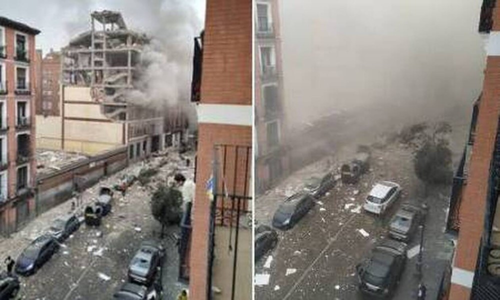 Έκρηξη στο κέντρο της Μαδρίτης &#8211; Κατέρρευσαν τρεις όροφοι πολυκατοικίας