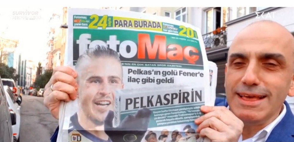 Ύμνοι τουρκικού Τύπου για το γκολ του Πέλκα: Πελκασπιρίνη