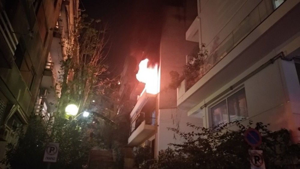 Πυρκαγιά σε διαμέρισμα στο Παγκράτι