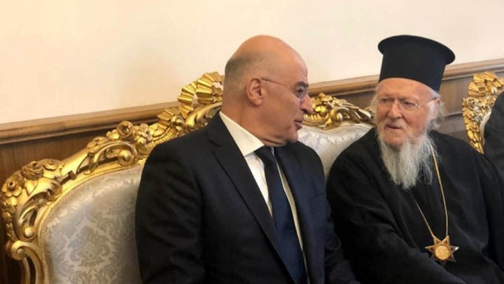 Επίσκεψη Δένδια στο Φανάρι-Συνάντηση με τον Οικουμενικό Πατριάρχη