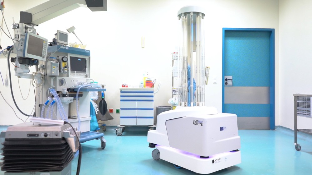 Το ρομπότ Τάλως ανέλαβε καθήκοντα απολύμανσης στο νοσοκομείο Παπαγεωργίου