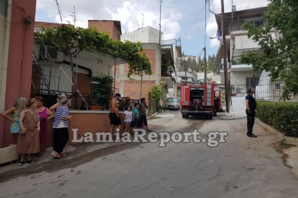 Πυρκαγιά σε διαμέρισμα στη Λαμία από διαρροή υγραερίου (εικόνες &#8211; video)