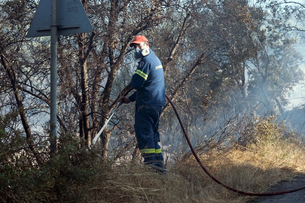 Πυρκαγιά στα Λεύκαρα Κοζάνης &#8211; Σε αγροτοδασική έκταση