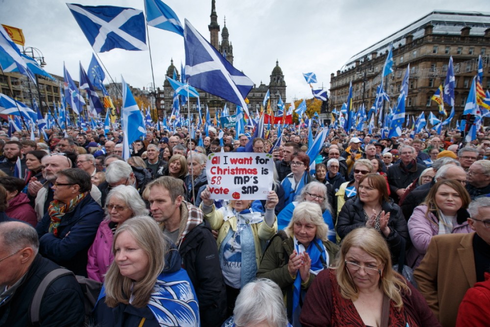 Πάνω απο 20.000 διαδήλωσαν για την ανεξαρτησία της Σκωτίας