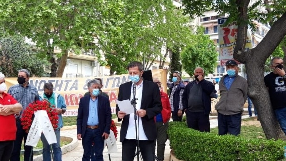Την Εργατική Πρωτομαγιά τίμησε το Εργατοϋπαλληλικό Κέντρο Θεσσαλονίκης