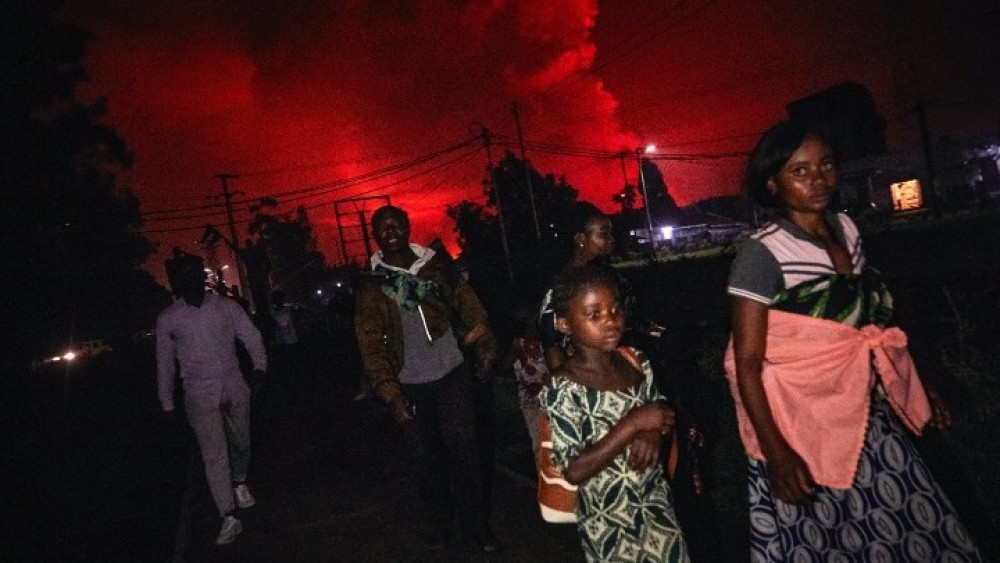 Κονγκό: Μια ανάσα από τους κατοίκους σταμάτησε η λάβα του ηφαιστείου