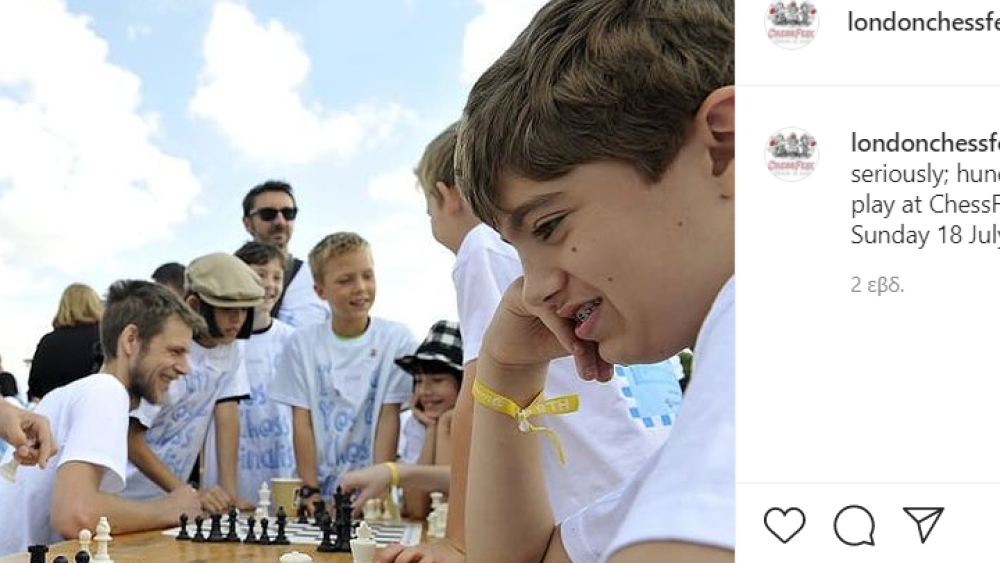 Λονδίνο: Ιούλιος με υπαίθριο Φεστιβάλ Σκάκι στην πλατεία Τραφάλγκαρ