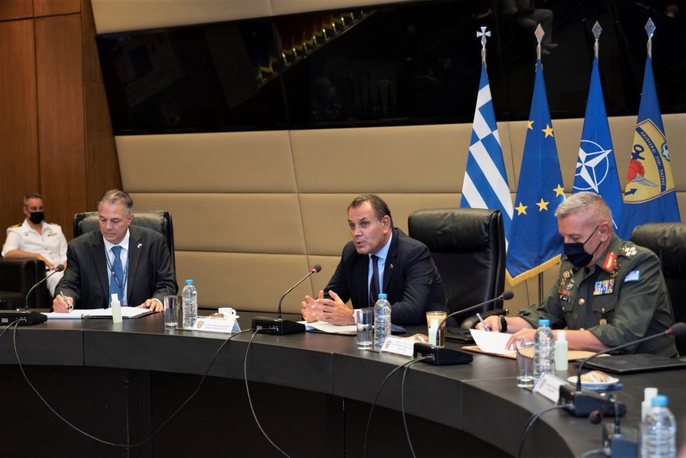 Συνάντηση Παναγιωτόπουλου με αντιπροσωπεία της Παγκοσμίου Διακοινοβουλευτικής Ενώσεως Ελληνισμού