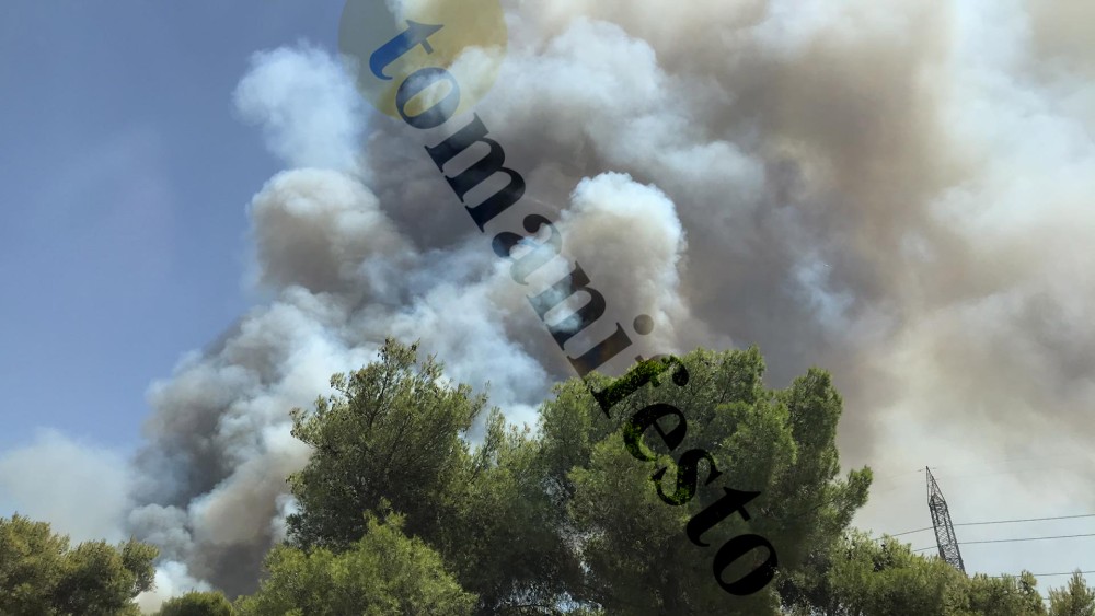 Μήνυμα από το 112  στη Βαρυμπόμπη: Μεγάλη φωτιά τώρα στα Βασιλικά κτήματα (pics &#038; vid)