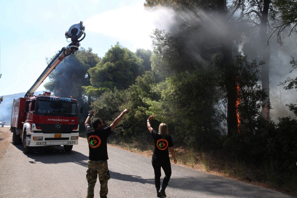 Φθιώτιδα: Συναγερμός για φωτιά κοντά στα διόδια Πελασγίας