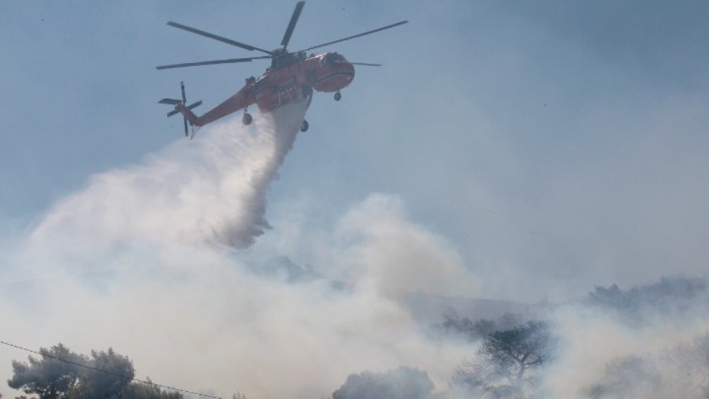 Εύβοια: Οριοθετήθηκε η πυρκαγιά στην Κάρυστο