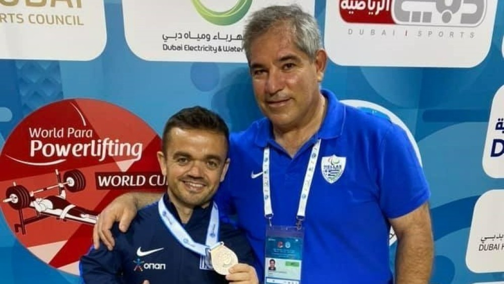 Παραολυμπιακοί: Χάλκινο μετάλλιο ο Μπακοχρήστος στην Άρση βαρών σε πάγκο