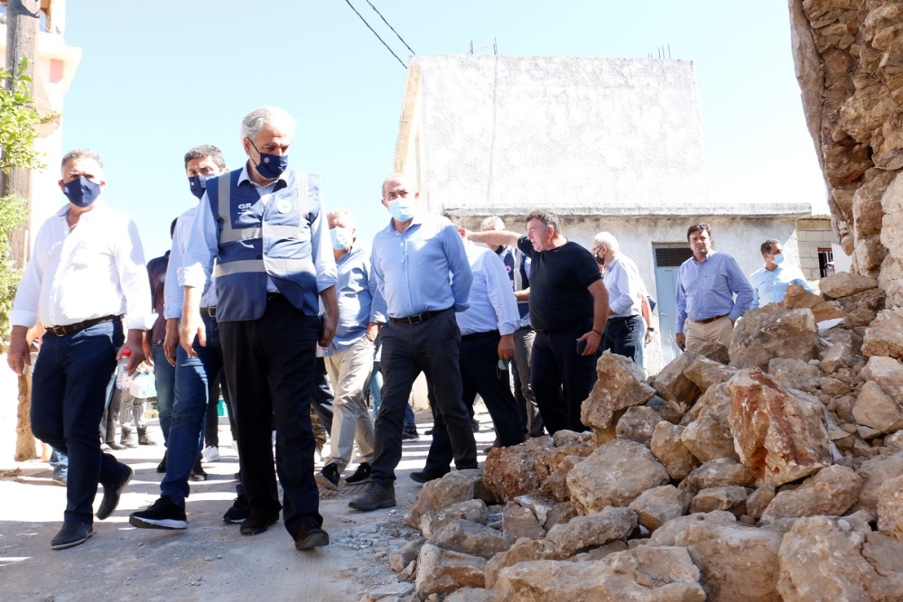 Σεισμός Κρήτη: Συνεχίζονται οι έλεγχοι από μηχανικούς του Υπουργείου