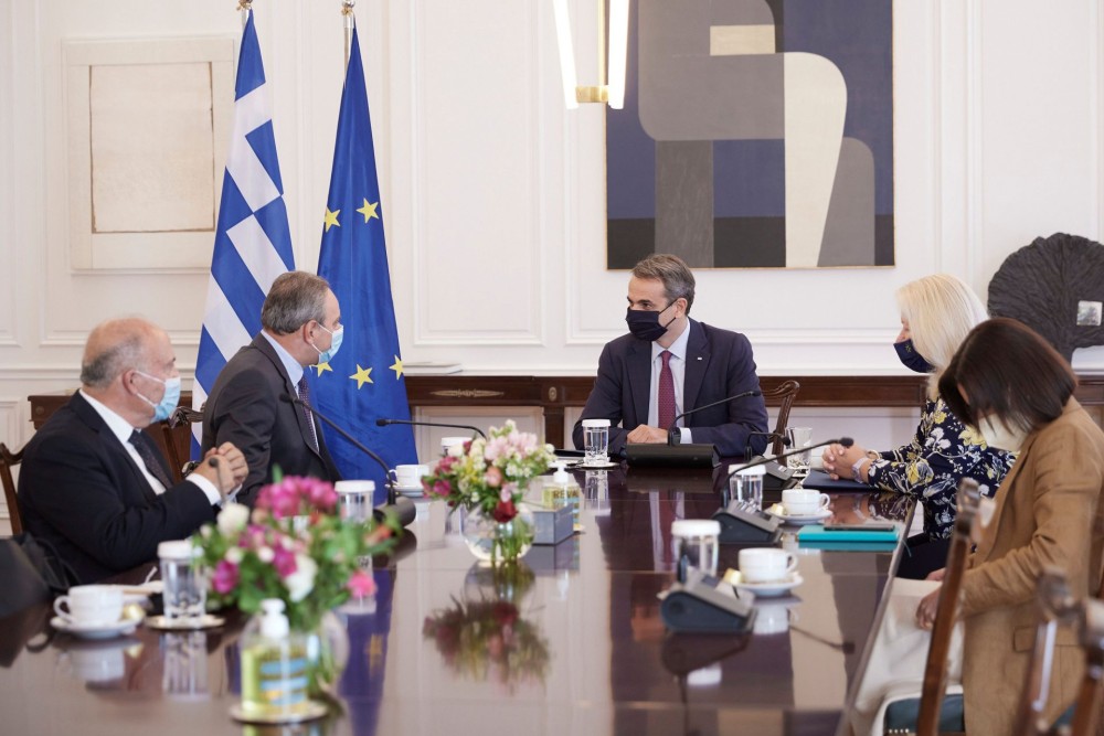 Συνάντηση Μητσοτάκη-Στεφάνου: Στήριξη της Ελλάδας για την επίτευξη λύσης στο Κυπριακό