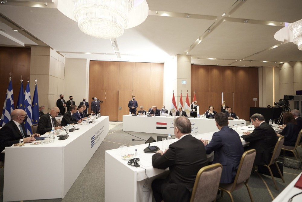 Κοινή Διακήρυξη της 9ης Τριμερούς Συνόδου Κορυφής Ελλάδος-Κύπρου-Αιγύπτου