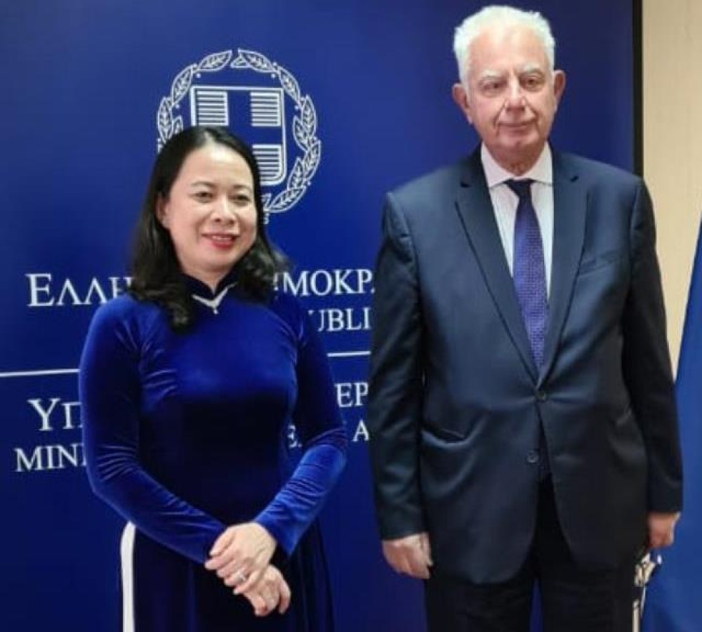 Συνάντηση Πικραμμένου με την αντιπρόεδρο του Βιετνάμ