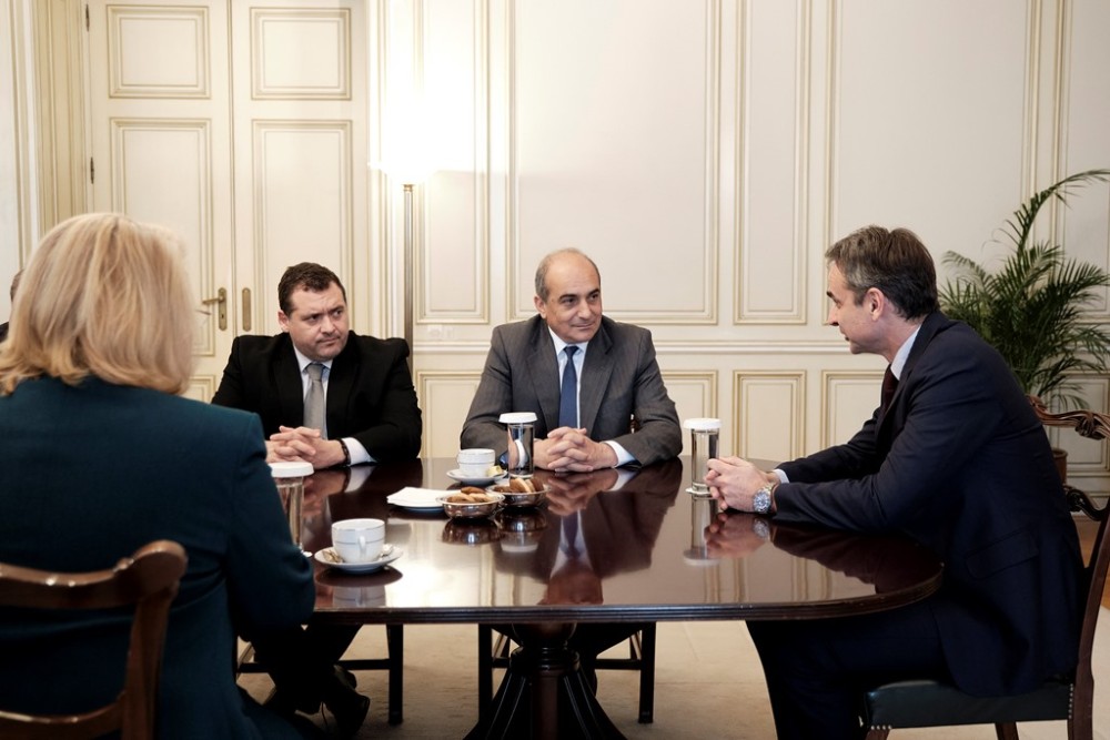 Με τον Κύπριο Πρόεδρο της Βουλής συναντήθηκε ο Πρωθυπουργός