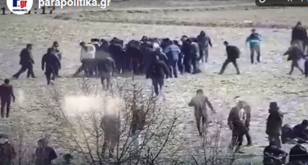 Βίντεο &#8211; ντοκουμέντο: Τούρκοι ένστολοι και παράνομοι μετανάστες τα λένε πριν τη ρίψη χημικών