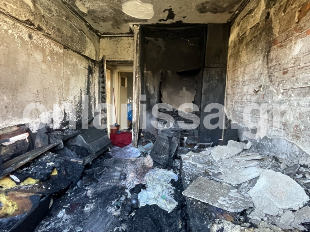 Τραγωδία στη Λάρισα: 52χρονος απανθρακώθηκε μέσα στο σπίτι του