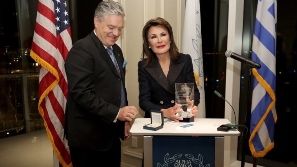 ΗΠΑ-Βοστώνη: Βραβείο στη Γιάννα Αγγελοπούλου από έλληνες ομογενείς