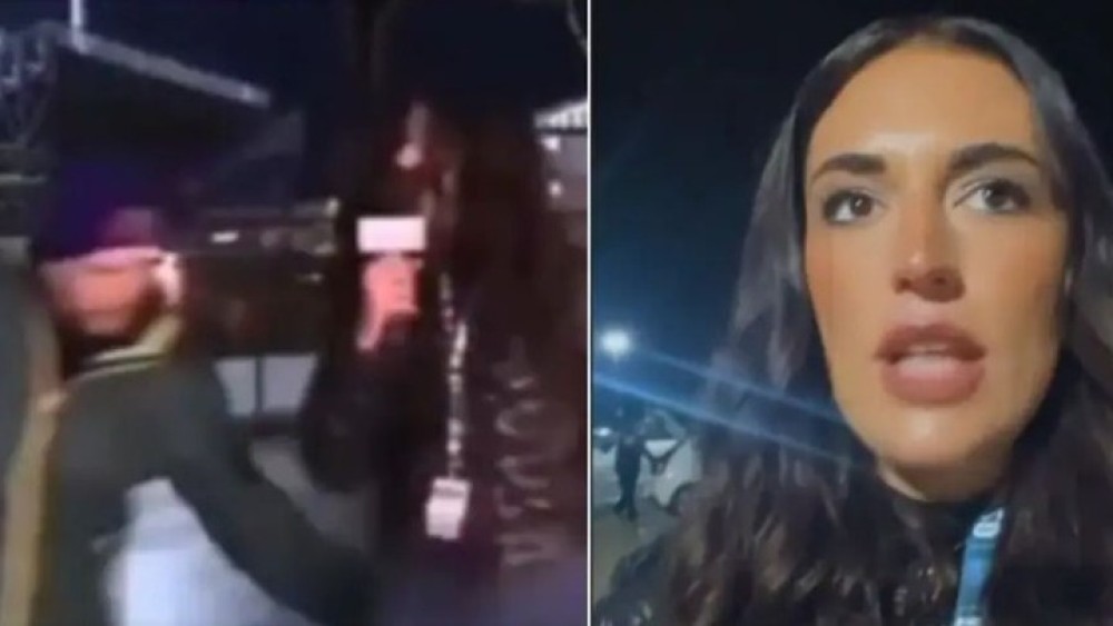 Ιταλίδα δημοσιογράφος παρενοχλήθηκε από φίλαθλο της Φιορεντίνα on air (βίντεο)