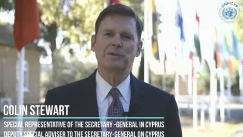 Αναλαμβάνει καθήκοντα στην Κύπρο ο νέος Ειδικός Αντιπρόσωπος του ΓΓ του ΟΗΕ Κόλιν Στιούαρτ