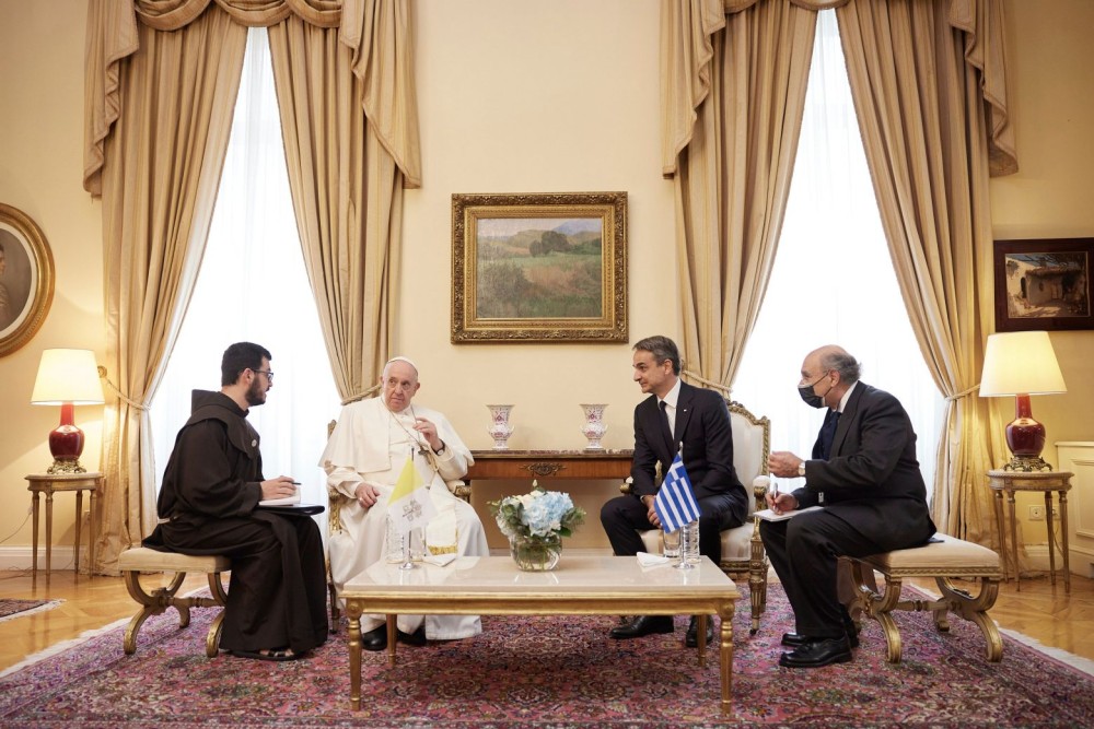 Μητσοτάκης σε Πάπα Φραγκίσκο: «Εκτιμούμε το ενδιαφέρον που δείχνετε σε μείζονα παγκόσμια θέματα»