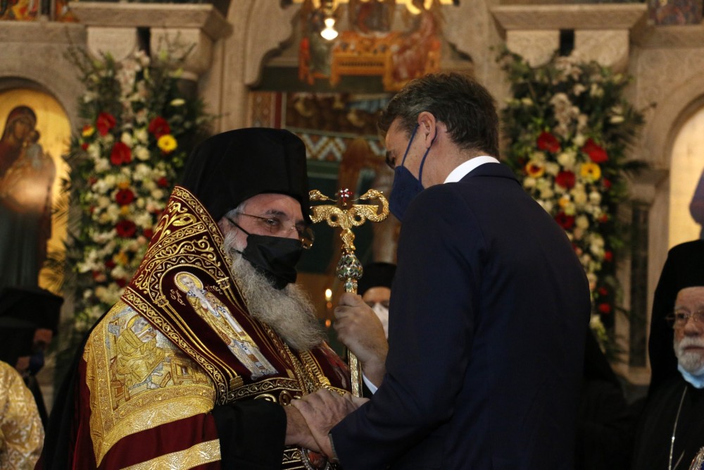 Παρουσία του πρωθυπουργού η ενθρόνιση του αρχιεπισκόπου Κρήτης