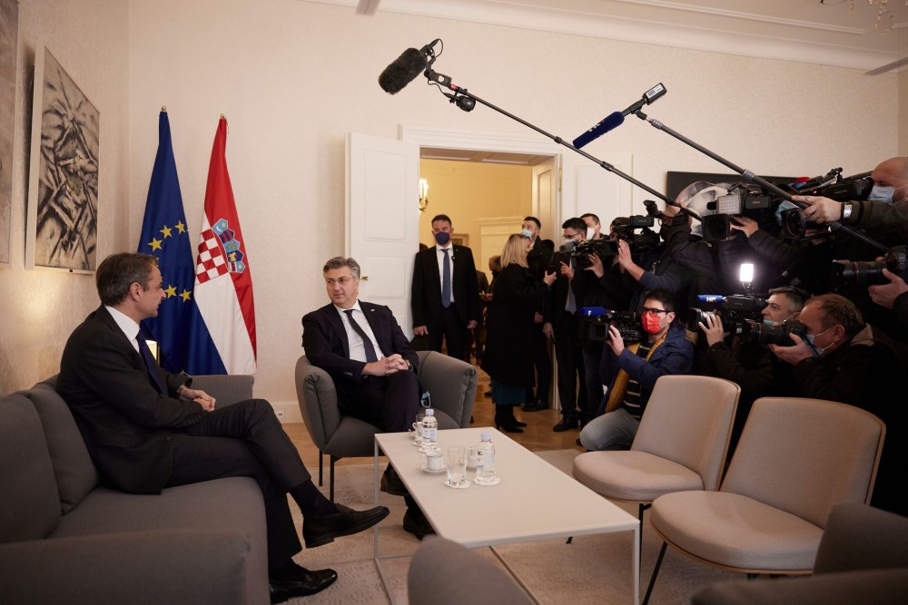Ολοκληρώθηκε η επίσκεψη Μητσοτάκη στην Κροατία -Τι συζητήθηκε για Βαλκάνια και Τουρκία