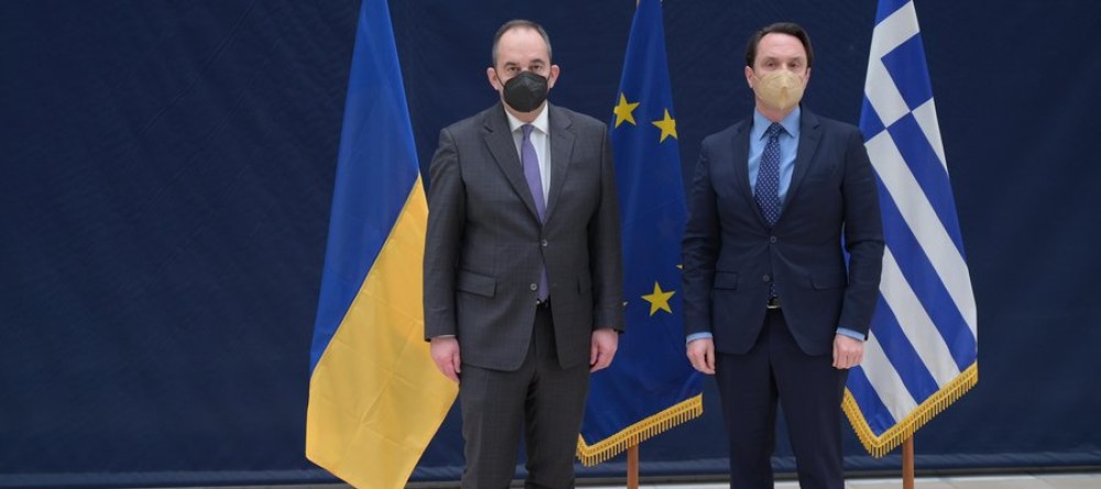 Πλακιωτάκης σε Ουκρανό πρέσβη: Κανείς δε δικαιούται διά της βίας να αλλάξει τα σύνορα στην Ευρώπη