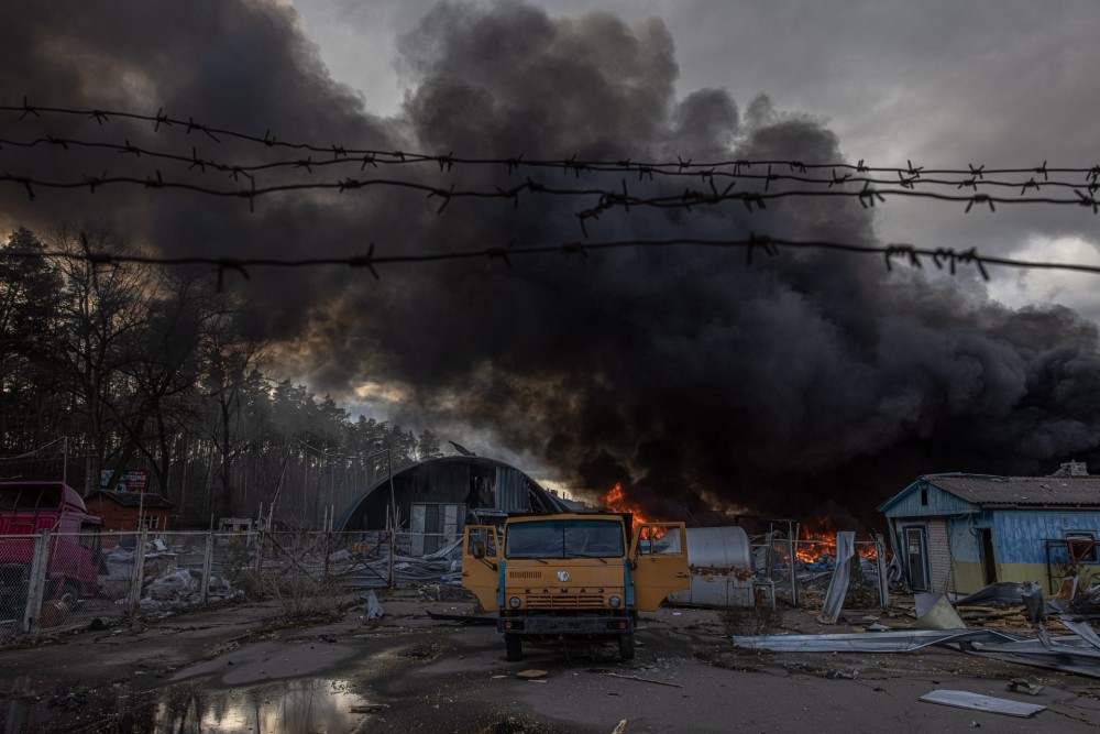 Εισβολή στην Ουκρανία: Διαρροή εξαιρετικά τοξικής αμμωνίας σε χημικό εργοστάσιο