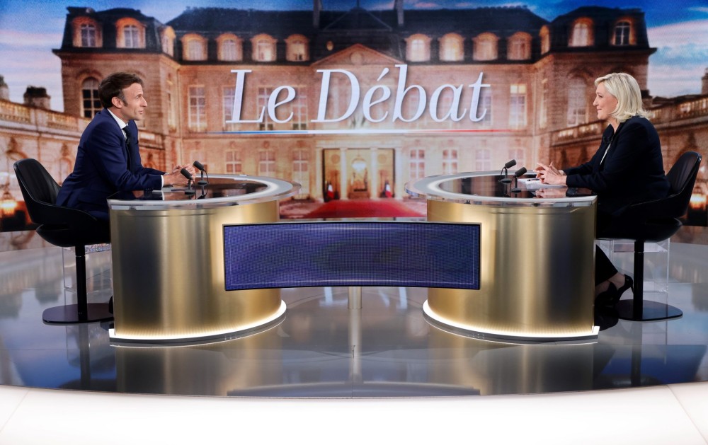 Debate Γαλλία: Πιο πειστικός ο Μακρόν