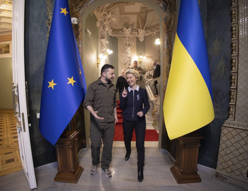 Ουκρανία: Στο Κίεβο για δεύτερη φορά η πρόεδρος της Κομισιόν