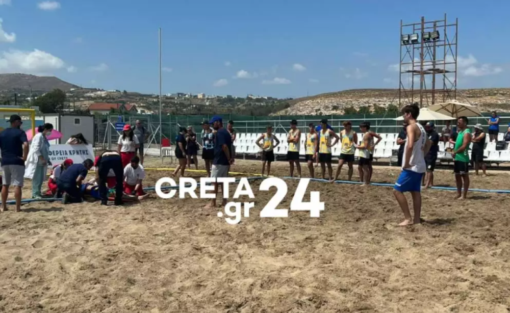 Σοβαρός τραυματισμός Έλληνα αθλητή στο Παγκόσμιο Πρωτάθλημα Beach Handball