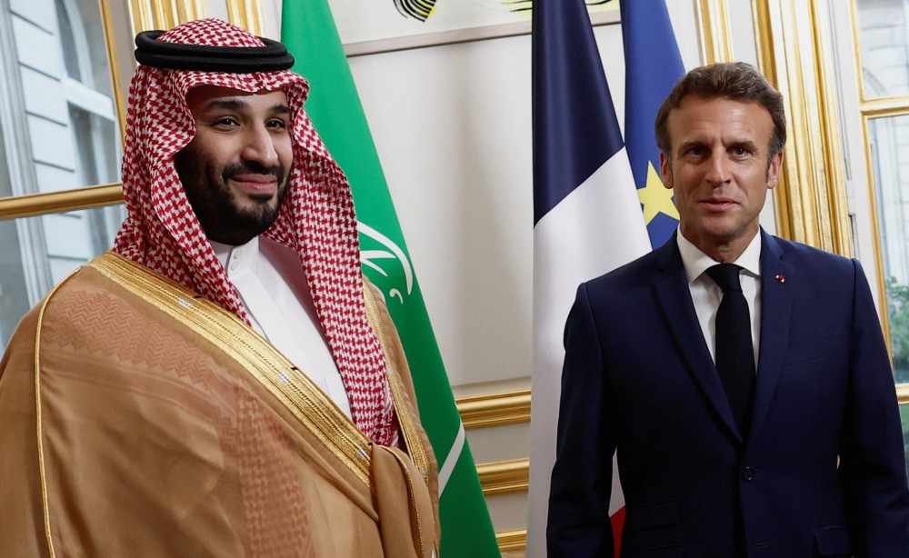 Συνομιλίες Μακρόν με τον πρίγκιπα διάδοχο της Σαουδικής Αραβίας για την ενέργεια