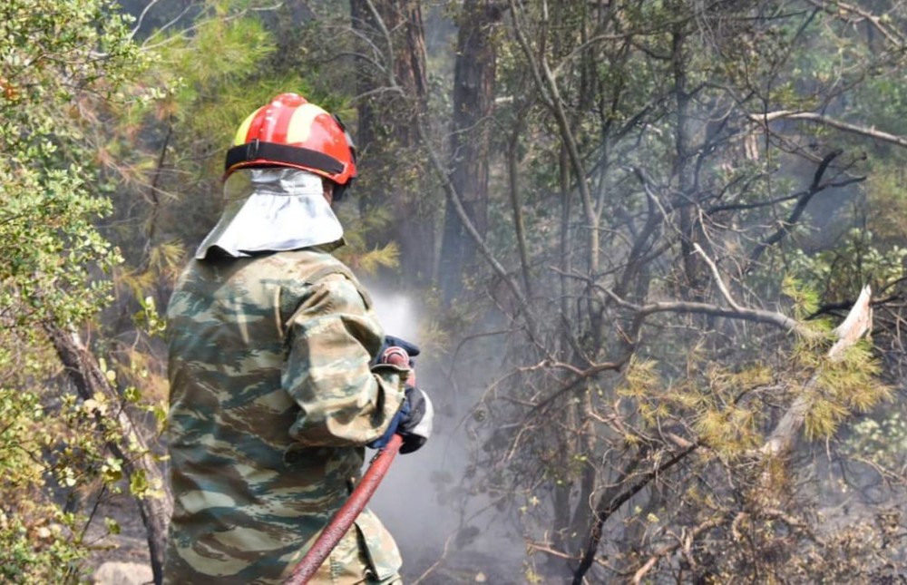 Φωτιές: Εκκένωση της Βρίσας και του Σταυρού &#8211; Συνδρομή στρατού σε Έβρο και Λέσβο