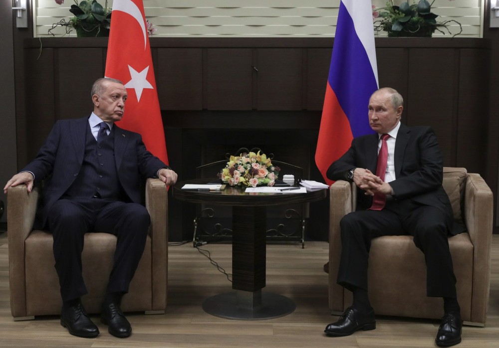 Συνάντηση Ερντογάν-Πούτιν αύριο στην Αστάνα-Σιγή ιχθύος από τον Τούρκο πρόεδρο για τους βομβαρδισμούς