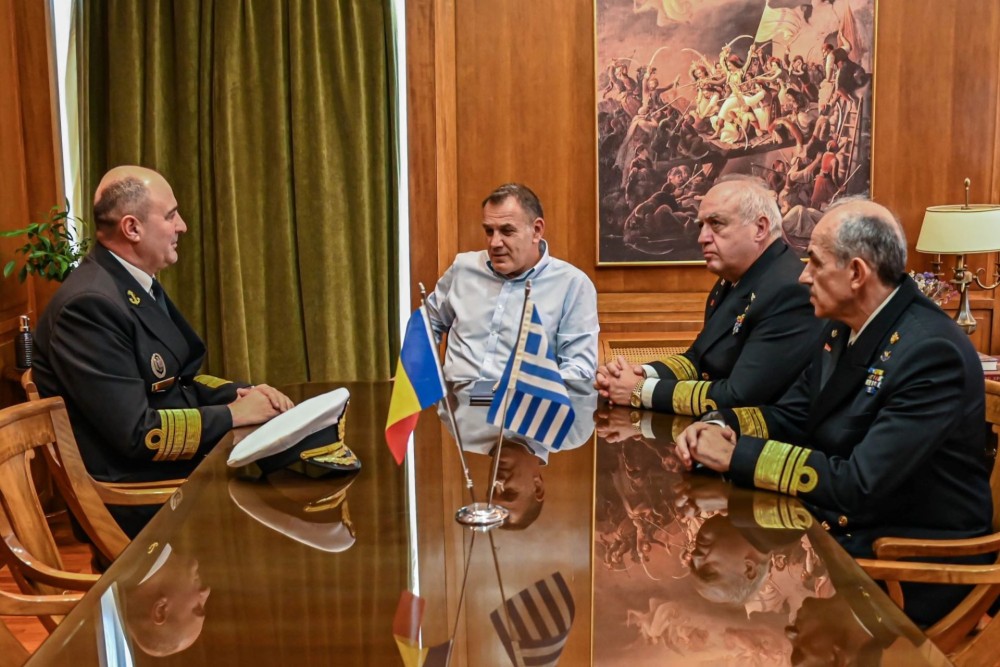 Συνάντηση Παναγιωτόπουλου με Αρχηγό Ναυτικών Δυνάμεων της Ρουμανίας