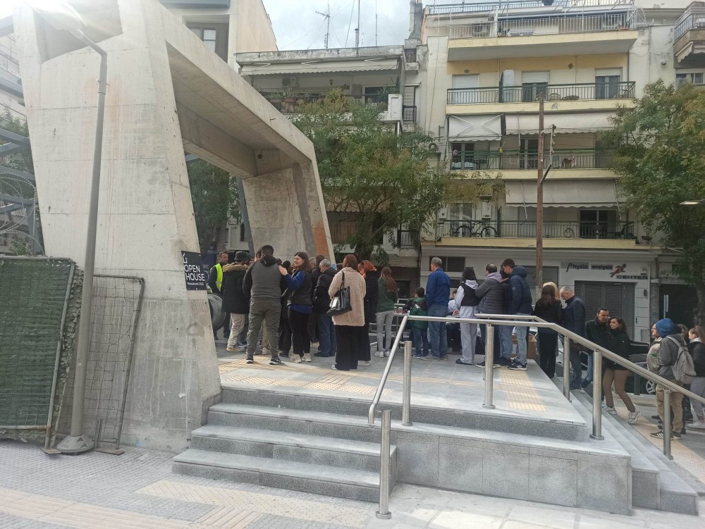 Θεσσαλονίκη: Συνεχίζονται και σήμερα οι ξεναγήσεις του κοινού στο σταθμό μετρό  Παπάφη