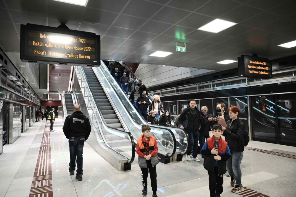 Άνοιξε τις πύλες του για τους επισκέπτες το μετρό στη Θεσσαλονίκη