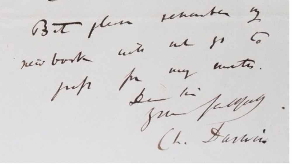 Σε δημοπρασία έγγραφο υπογεγραμμένο από τον Κάρολο Δαρβίνο-Αναμένεται να πωληθεί σε τιμή ρεκόρ