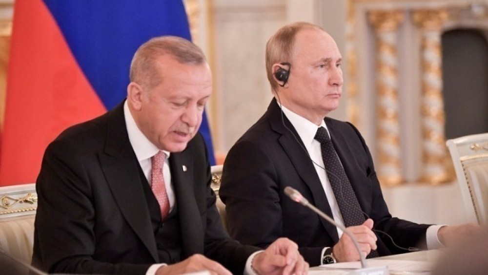 Τηλεφωνική επικοινωνία Πούτιν με Ερντογάν-Τί είπαν