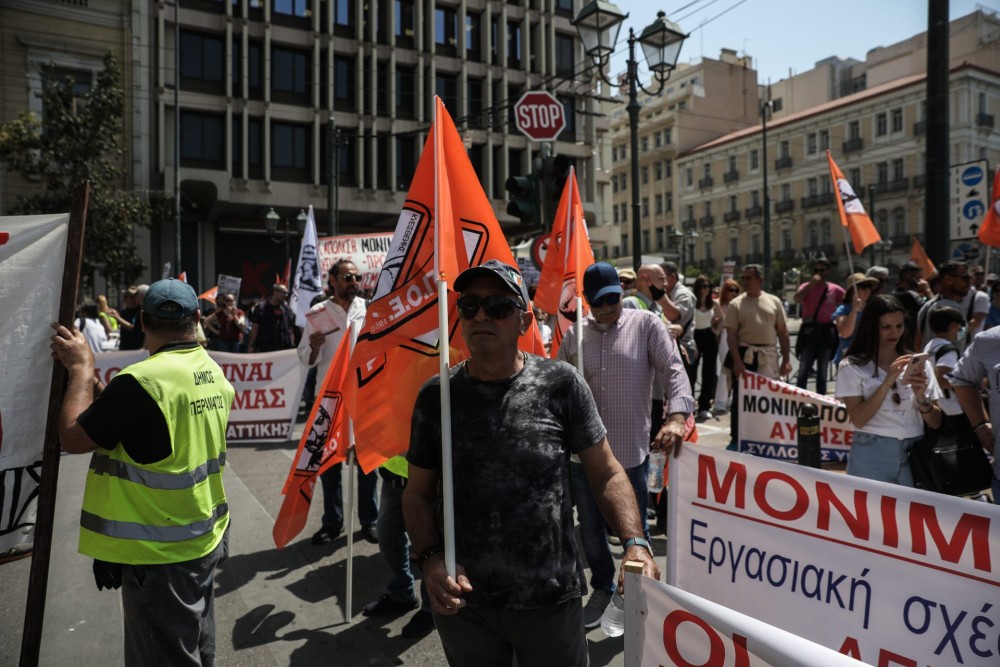 ΠΟΕ-ΟΤΑ: 24ωρη απεργία των εργαζομένων-Πορεία στο υπουργείο Εργασίας