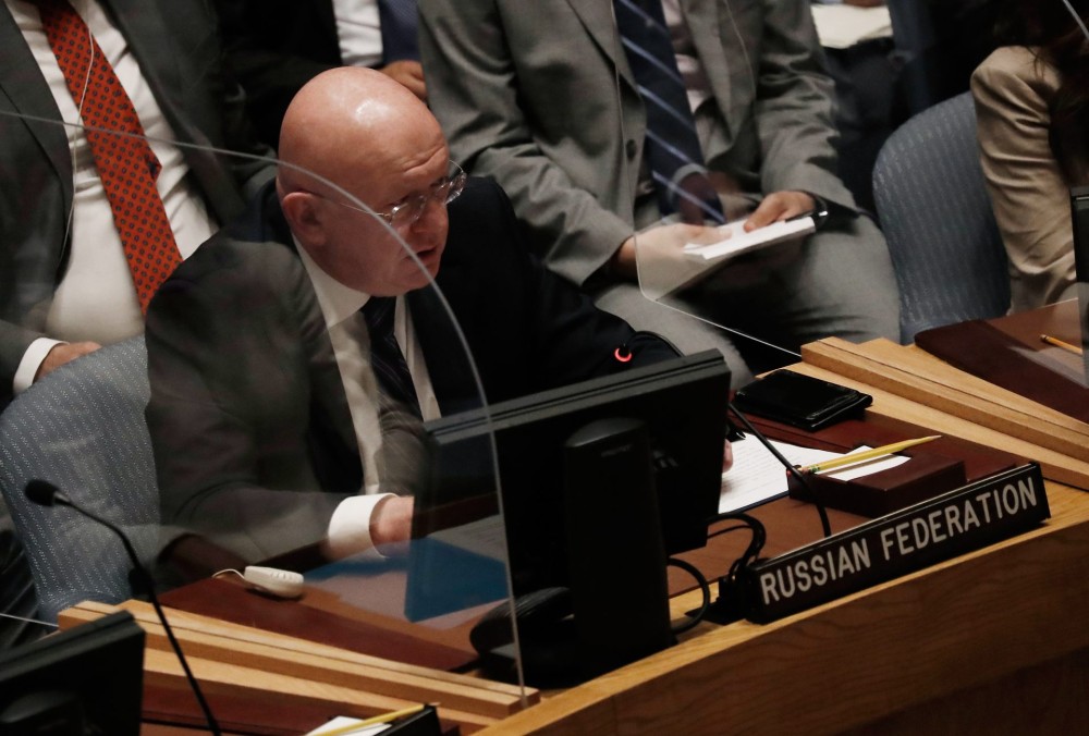 ΟΗΕ: Ο Ρώσος εκπρόσωπος διέκοψε την ενός λεπτού σιγή για τα θύματα του πολέμου στην Ουκρανία