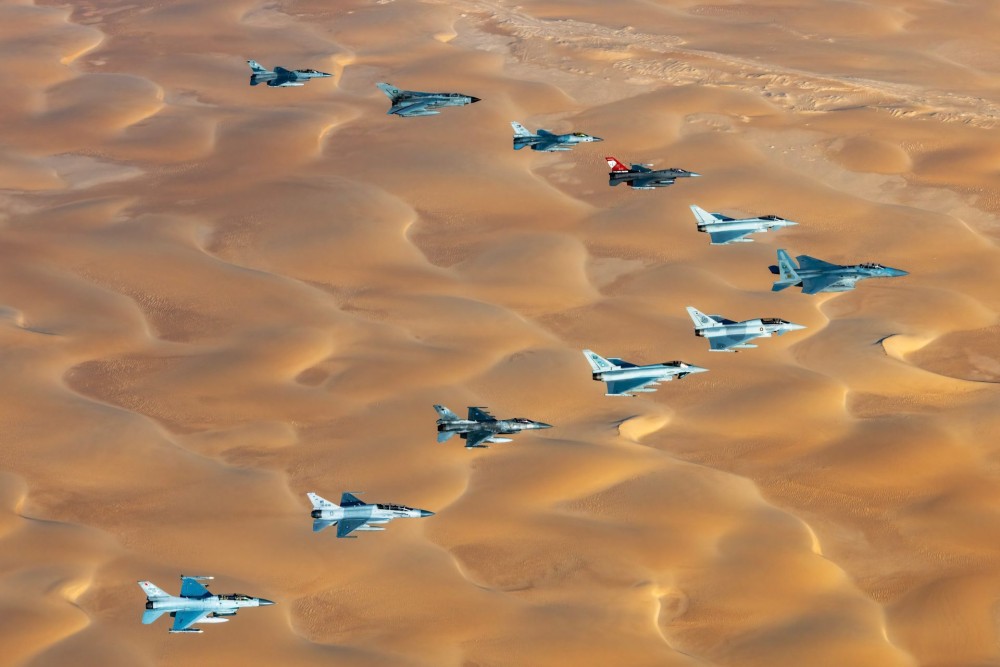Συμμετοχή ελληνικών F16 σε πολυεθνική άσκηση στη Σ. Αραβία (Φωτογραφίες)